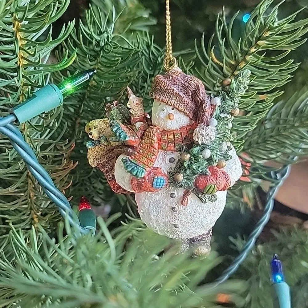 Old Glory Snowman Ornament 